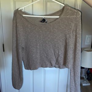 Forever 21, army green size small crop top.